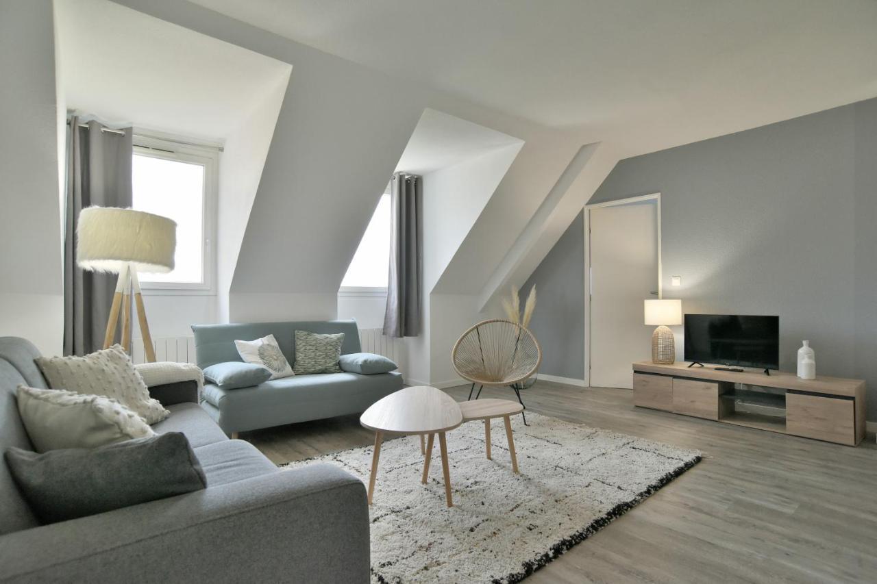 Kermael - Appt Vue Mer Et Piscine Partagee Saint-Briac-sur-Mer Dış mekan fotoğraf